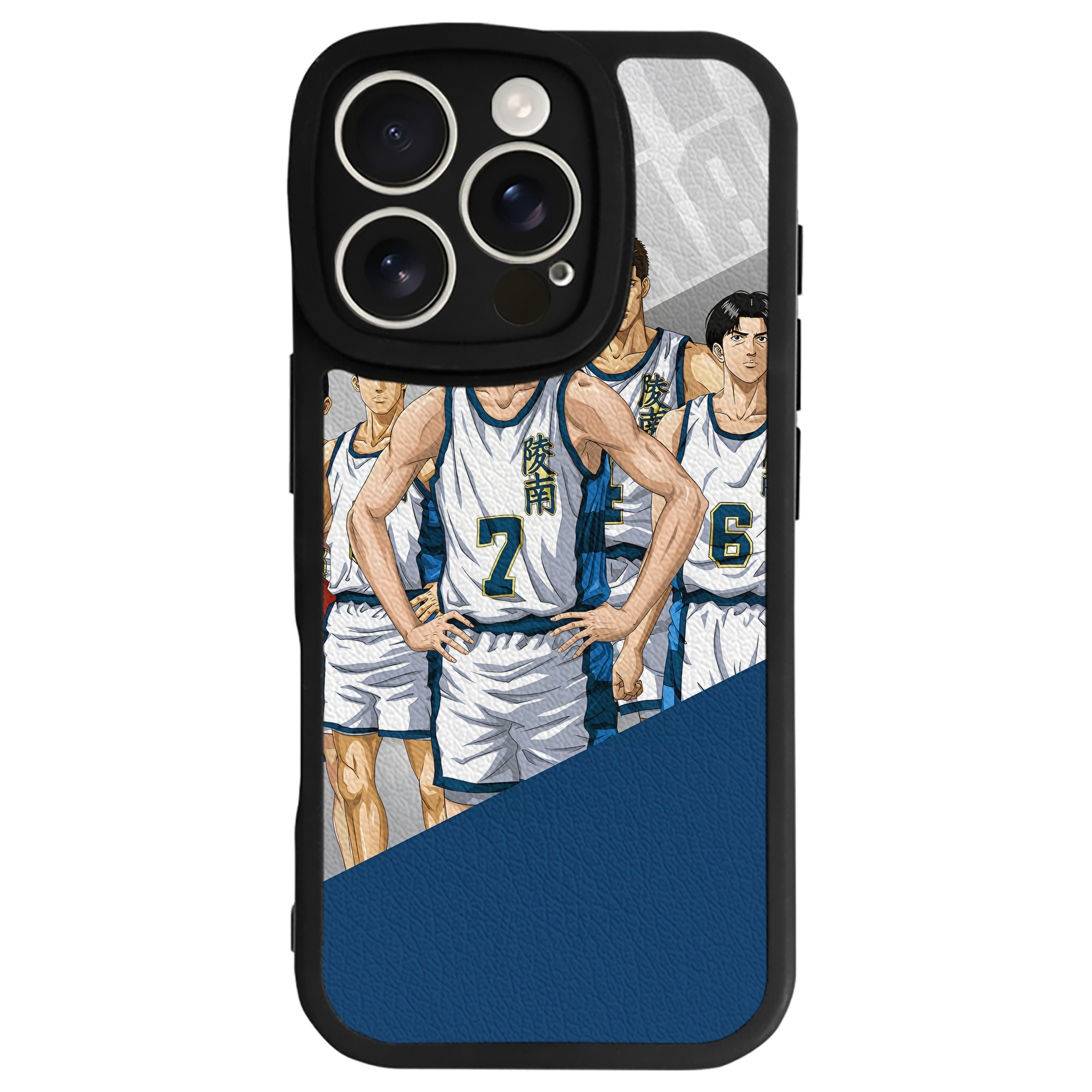 （画像用） SLAM DUNK／スラムダンク 【iPhone 16シリーズ対応】シリコンスマホケース（レザー調） 材質：シリコン